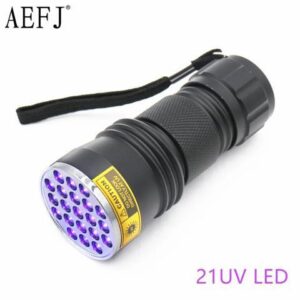 21LED 12LED UV Light 395-400nm LED UV Flashlight torch light lamp