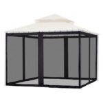 22x7ft Universal Replacement Mosquito Mesh Netting Zip Walls Fits 10x12ft Canopy