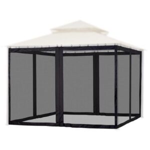 22x7ft Universal Replacement Mosquito Mesh Netting Zip Walls Fits 10x12ft Canopy