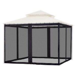22x7ft Universal Replacement Mosquito Mesh Netting Zip Walls Fits 10x12ft Canopy