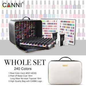 240 Colors/lot Soak Off Gel Nail Polish 7.3ml LED UV Color Gel Lacquer Nail Art Salon LED Lamp Curing UV Gel Nail Polish