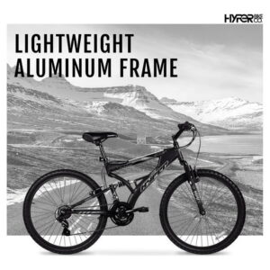 26" Hyper Bicycle Havoc Mountain Bike, 26" Wheels, Adults Ages 14+ Years, Black