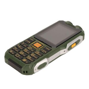 2G Unlocked Rugged Phone for Seniors, Multifunction Senior Cellphone Portable Pocket Rugged Mobile Phone for 2.4in HD Screen, 16800mAh Long Standby,...