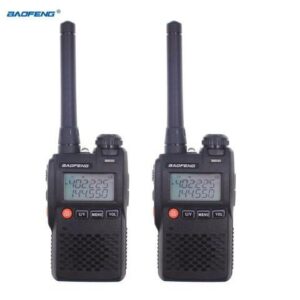 2PCS Baofeng UV-3R Walkie Talkie UHF VHF Mini UV 3R Portable CB Radio VOX Flashlight FM Transceiver Ham Radio Amador UV3R