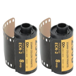 2PCS Instant Print Digital Kids Camera Film, 35mm Color Print Film, HD Camera Color Negative Film Wide Exposure Range High Resolution Vintage for 135 Camera