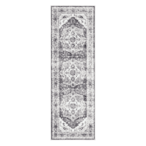 2'x6' Machine-washable Runner Rug for Kitchen, Stain Resistant Non-Shed Carpet, Boho Runner Rug with Non-Slip Backing for Hallway, Entryway, Bedroom, Laundry, Bathroom