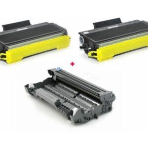 3 Pack (2TN650 + DR620) for Brother HL-5340,HL-5370,DCP-8080,MFC-8680,MFC-8890