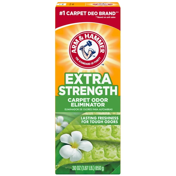 (3 pack) ARM & HAMMER Extra Strength Carpet Odor Eliminator Powder, Fresh Scent, 30 oz