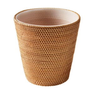 (3 pack) Better Homes & Gardens Rattan Bathroom Wastebasket