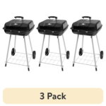(3 pack) Expert Grill 17.5" Charcoal Grill, with Wheels