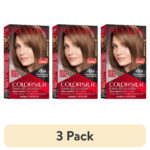 (3 pack) Revlon ColorSilk Permanent Hair Color, Bond Repair Complex, 54 Light Golden Brown, 1 pack