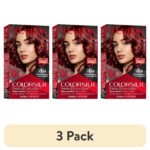 (3 pack) Revlon ColorSilk Permanent Hair Color, Bond Repair Complex, 66 Cherry Red, 1 pack