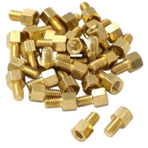 30 Pcs M4 5mm+6mm Male Female Brass Screw PCB Motherboard Standoffs Hex Spacers
