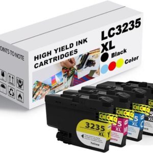 3235XL Ink Cartridge High Yield for Brother 3235XL Black and Color Ink Cartridge,Compatible for Brother J1100DW J1300DW Printers Combo Pack