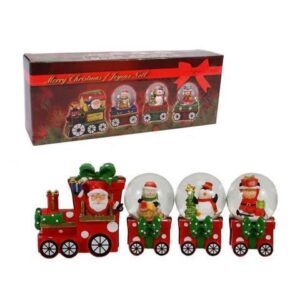 32431 - CHRISTMAS WATER BALL TRAIN SET DECORATION