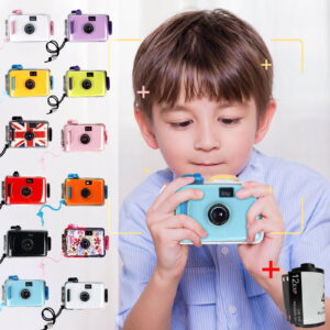 35mm Disposable Film Camera, Beginner's Kit, Auto Focus Lens, Retro Style, Gift for Teens, Manual Operation, Plastic Body, Party Camera, Beach Vacation, Travel Photography...