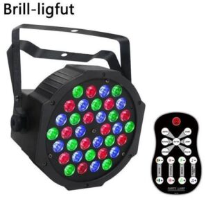 36 LED Stage Light Lumiere RGB LED Par Lights With DMX512 Sound Activated UV Disco Party Light Christmas Projector Strobe Light
