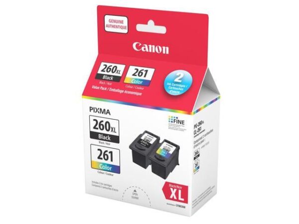 3706C008 Canon PG 260XL/CL 261 Ink Value Pack 3706C008 Canon PG 260XL/CL 261 Ink Value Pack