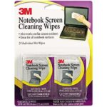 3M CL630 Notebook Screen Cleaning Wet Wipes, Cloth, 7 x 4, White, 24/Box