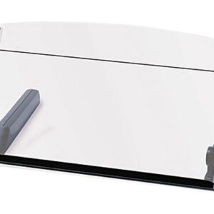 3M DH640 In-Line Freestanding Copyholder, Plastic, 300 Sheet Capacity, Black/Clear