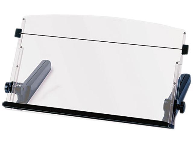 3M DH640 In-Line Freestanding Copyholder, Plastic, 300 Sheet Capacity, Black/Clear