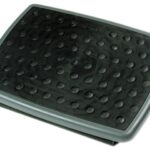 3M FR330 Adjustable Height/Tilt Footrest, Nonskid Platform, Charcoal Gray
