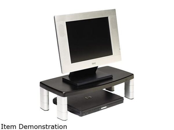 3M MMMMS90B Extra-Wide Adjustable Monitor Stand, 20 x 12 x 1 to 5 7/8, Black 3M MMMMS90B Extra-Wide Adjustable Monitor Stand, 20 x 12 x 1 to 5 7/8, Black