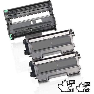3PK Inkfirst® High Yield Compatible Toner Cartridge & Drum Unit TN-450 DR-420 Replacement for Brother TN450 DR420