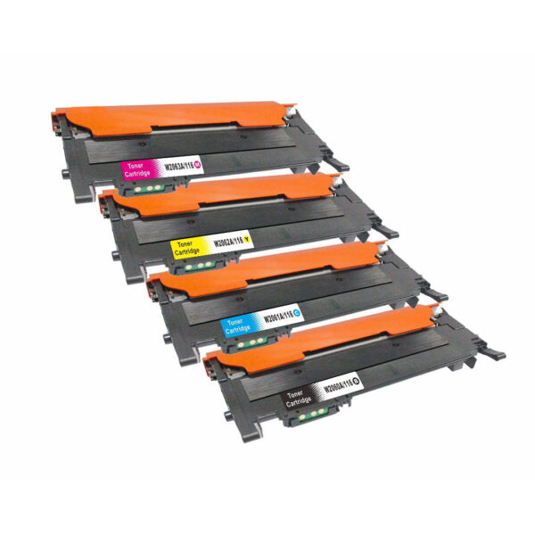 4 Pack 116A (K, C, M, Y) Compatible Toner Cartridge for HP 116A, W2060A, W2061A, W2062A, W2063A 4 Pack 116A (K, C, M, Y) Compatible Toner Cartridge for HP 116A, W2060A, W2061A, W2062A, W2063A