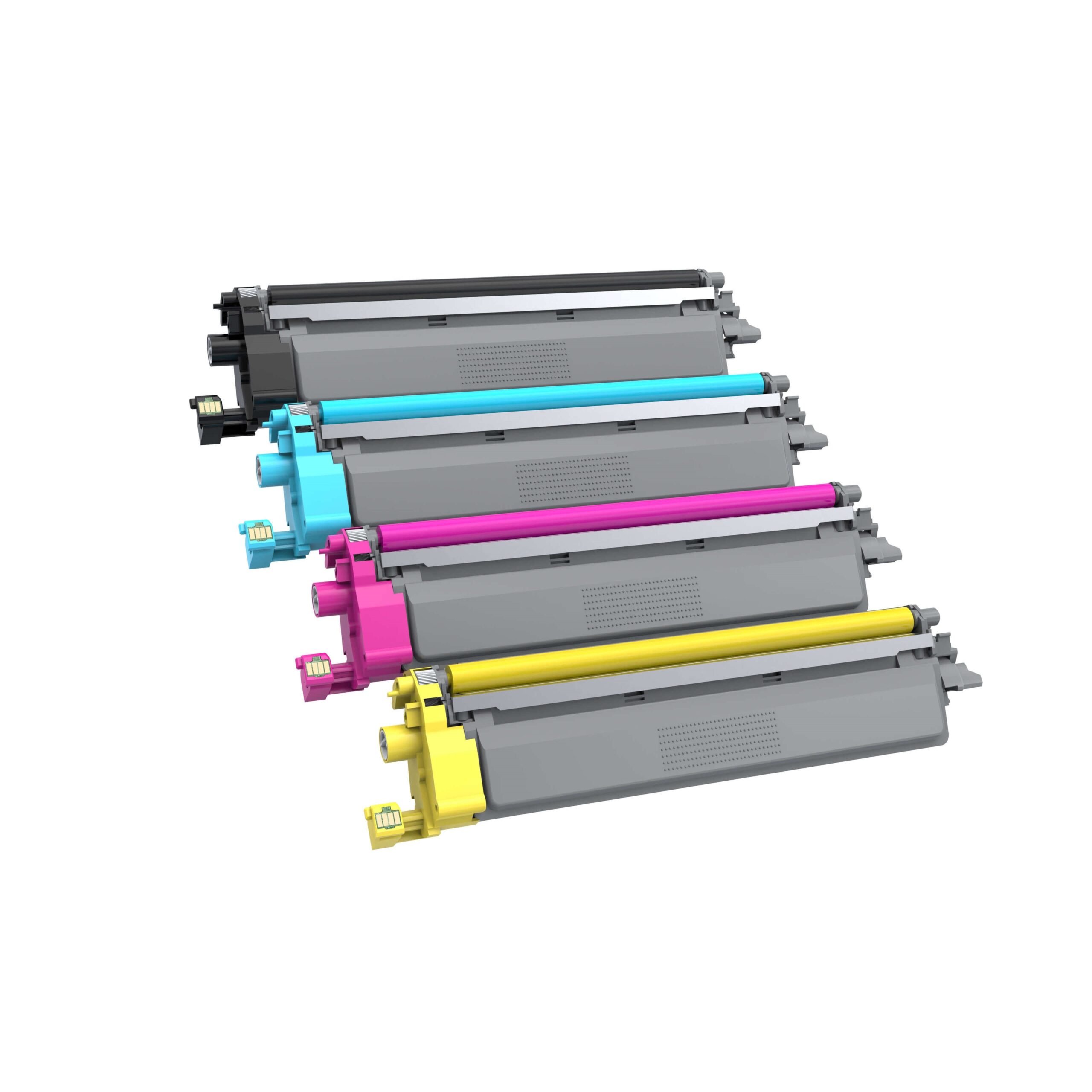 4 Pack TN229XL Compatible Toner Cartridge Combo High Yield BK/C/M/Y - With Chip for Brother TN229, TN-229