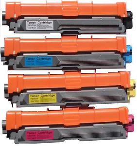 4 PK Compatible TN221, TN225 (High Yield) Color Toner Cartridge (BK/C/M/Y) for Brother TN-225,TN-221
