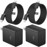 45W Super Fast Charger Type C, 2-Pack 45W USB C Charging Block with 10ft USB C to Type C Cables for Samsung Galaxy S25 S24+/UltraS23/S22/S21/S20/Note10/20 iPhone 16/15 Pro,Pro Max