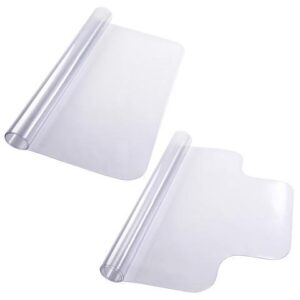 48" x 36" Clear Rectangle PVC Floor Mat Protector 1.5mm Thick for Hard Wood Floor Home Office Chair