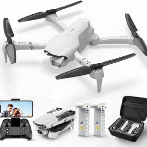 4DRC F10-1080P Wifi FPV Drone with 1080P HD Camera, Headless Mode/3D Flips, RC Quadcopter for Beginners Silver white
