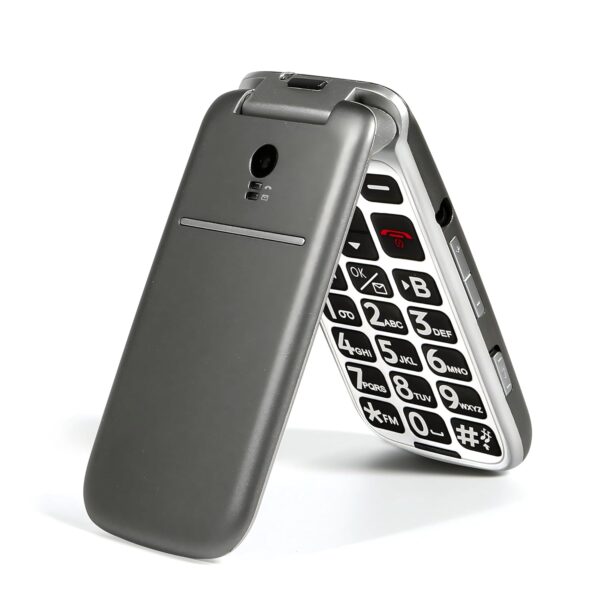 4G Volte Flip Phones Unlocked for Seniors, Big Buttons Cell Phone for Elderly & Kids with Time Reporting, Clear Sound, SOS Button, Convenient USB-C & Charging Dock, Easy-to-Use,... 4G Volte Flip Phones Unlocked for Seniors, Big Buttons Cell Phone for Elderly & Kids with Time Reporting, Clear Sound, SOS Button, Convenient USB-C & Charging Dock, Easy-to-Use,...
