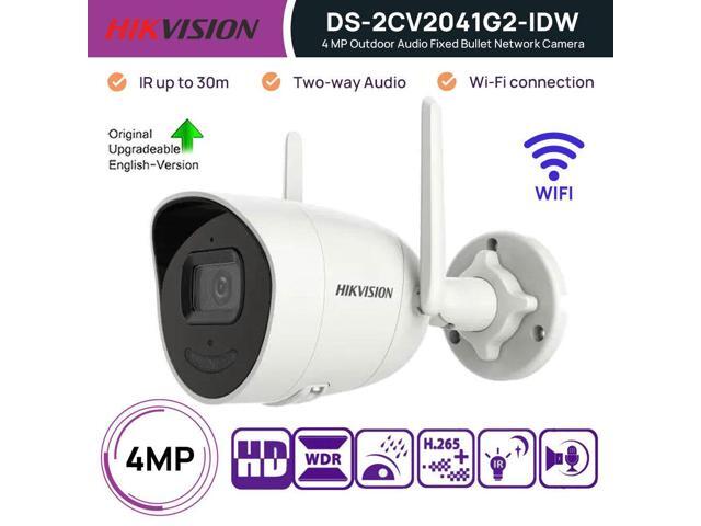 4MP DS-2CV2041G2-IDW Waterproof Exir Fixed Bullet WI-FI Network Camera 4mm Lens