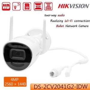 4MP WiFi IP Security Camera DS-2CV2041G2-IDW Outdoor Night Vision IP66 4mm Lens