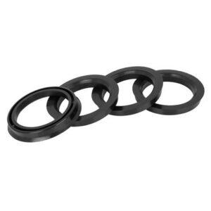 4pcs Plastic 72.6mm OD to 56.1mm ID Car Hub Centric Rings Wheel Bore Center Spacer Hub Rings Black