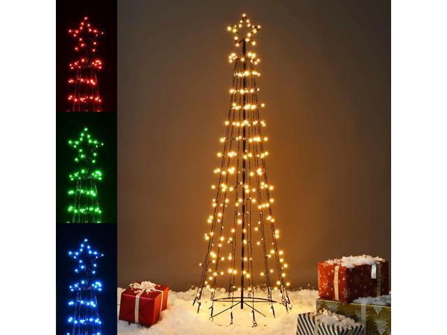 5 Ft Cone Christmas Tree with Light 240 LED Bluetooth APP Control Decoration