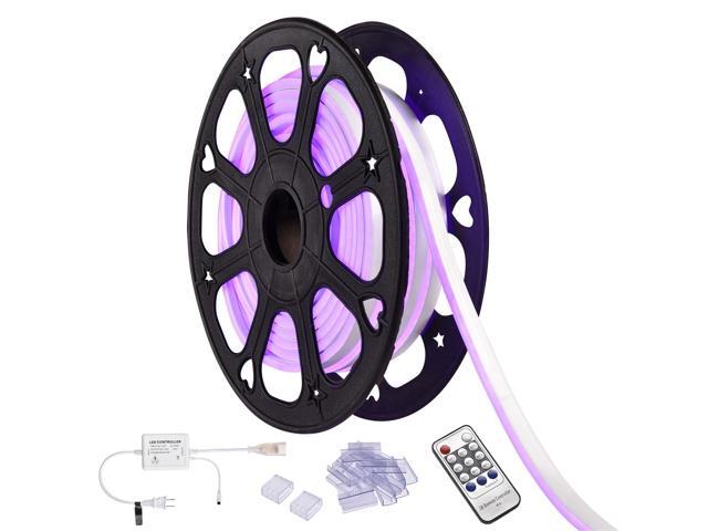 50 Ft DELight Neon LED Light Strip Rope Tube Wire Flexible Party Home Decoration