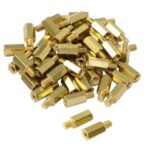 50 Pcs PCB Motherboard Standoff Hex Spacer Screw Nut M3 Male 4mm to Female 9m