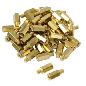 50 Pcs PCB Motherboard Standoff Hex Spacer Screw Nut M3 Male 4mm to Female 9m