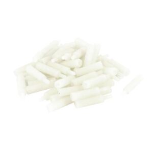 50 Pieces Nylon Hex Standoff Spacer M2.5x18 Female to M2.5x6 Male