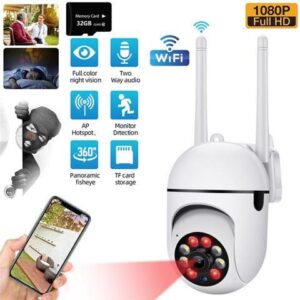 5G 1080P WIFI IP Camera Wireless CCTV PTZ Smart Home Security IR Cam Outdoor