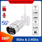 5G&2.4G WIFI IP Security Camera CCTV HD 5MP Home Night Vision Cam Two Way Audio 64G