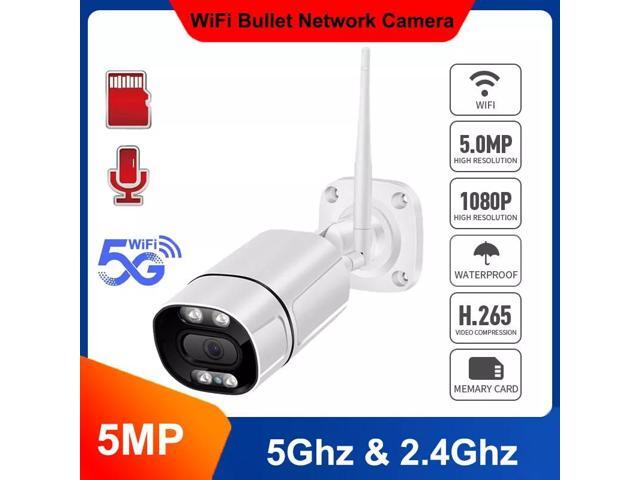 5G&2.4G WIFI IP Security Camera CCTV HD 5MP Home Night Vision Cam Two Way Audio