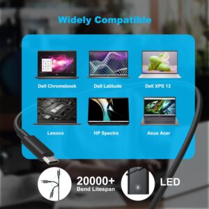 65W 60W USB Type C Charger for Dell Laptop Latitude 5540 5440 7440 5450 e5430 5430 5530 7430 3450 5550 5350 7450 5420 7420 5520 e5440 2in1, XPS 13, Chromebook 3100 Power Cord,...