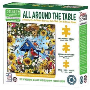 77321 - JIGSAW PUZZLE LIFE IN GARDEN 20X20IN 320PCS