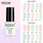 7ml Soak Off Macaron Color Nail Pastel Gel Bright For Nail Art Design LED/UV Lamp Gel Varnish Nail Art Nail Polish