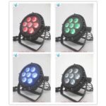 7x18w RGBWA UV 6IN1 IP65 Waterproof Flat LED Par Light Stage DJ Party Par Can Outdoor LED Lights (2,4,6,8,10,12,20,24,30pcs